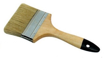 Pennello per pittura in setola bianca