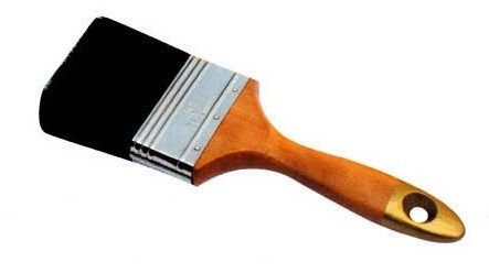 Pennello a setole nere laccate per dipingere la casa Woodstain