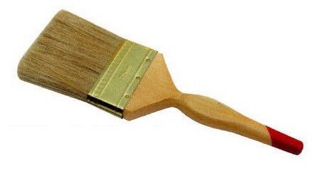 Pennello per vernice con setole in fibra sintetica, lunghezza manico 6 pollici, per esigenze del cliente