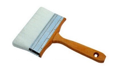 Spazzola a setole sintetiche con filamento PBT affusolato per dipingere 6 pollici