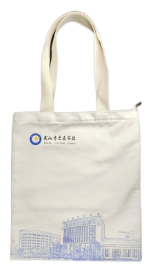 Borse portatili in tessuto non tessuto 100% flanella di cotone per Shopper ODM
