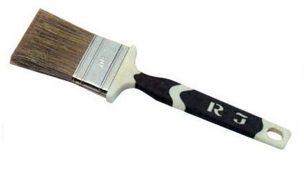 Pennello per pittura in setola bianca e poliestere