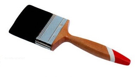Set di pennelli per macchie di setole nere per la pittura di pareti esterne