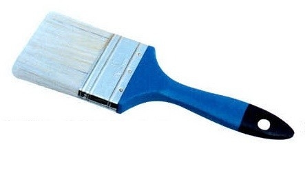 Pennello da truciolo per pennello da casa in poliestere da 1 pollice per macchie alla rinfusa