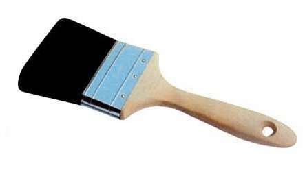Pennello da pittura in setola nera