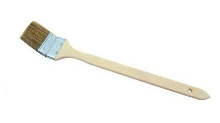 Manico piegato con pennello per radiatore da 2 pollici e 3 pollici