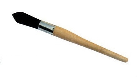 Set di pennelli per gesso in filamento di poliestere Pennello per applicatore di cera per mobili