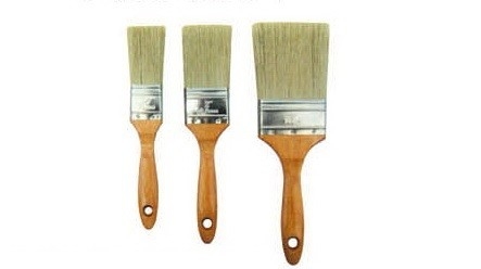 Pennelli commerciali sfusi in setola bianca per macchia di legno