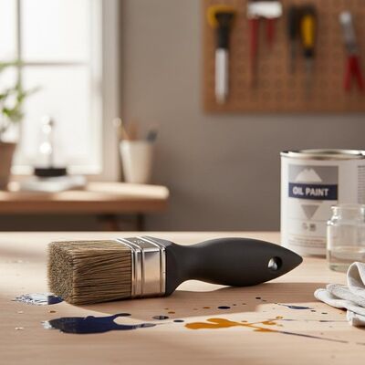 Materiale sintetico a frusta di pittura per abitazioni Spazzola ergonomica Disegno adatto Vernici a base di olio Fornisce prestazioni e comfort